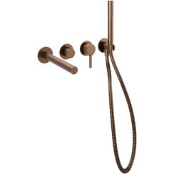 Set rubinetto per vasca e doccia Excellent Pi AREX.1240.02CB, collegamento del tubo flessibile con maniglia Excellent Pi AREX.1241CB, AREX.1242CB, AREX.SH.023CB