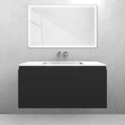 Set lavabo Oltens Stila 40203000, armadietto Oltens Vernal 60015300
