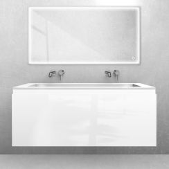 Set lavabo Oltens Stila 40204000, armadietto Oltens Vernal 60016000