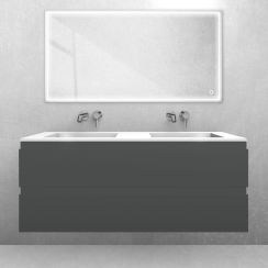 Set lavabo Oltens Stila 40205000, armadietto Oltens Vernal 60019400