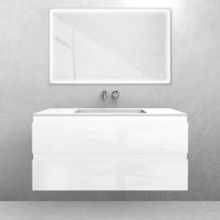 Set lavabo Oltens Stila 40203900, armadietto Oltens Vernal 60004000