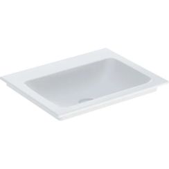 Geberit One lavabo 75x55 cm rettangolare da mobile bianco lucida 505.011.01.2