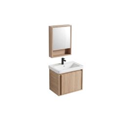 Rea Gama lavabo con armadietto e specchio 50 cm bronzo REA-M0202