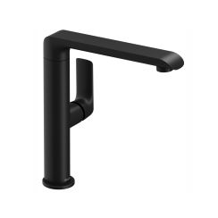 Ravak Flat rubinetto per lavabo verticale nero X070174