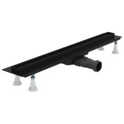 Schedline Slight Line Low Black canalina lineare 100 cm nero SOLPLB-100035LOW