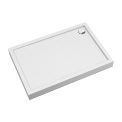 Omnires Camden piatto doccia rettangolare 100x80 cm bianco CAMDEN80-100-PBP