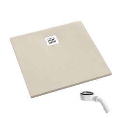 Schedpol Kalait Cashmere Stone piatto doccia quadrato 100x100 cm beige 3.3202/PK/ST-M2