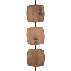 TK Lighting Selva lampada da parete 1x18 W legno 11436
