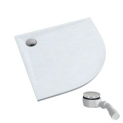 Schedpol Etrusco White Stone piatto doccia rettangolare 90x90 cm bianco 3.464/B/ST