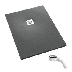 Schedpol Kalait Grey Stone piatto doccia rettangolare 90x80 cm grigio 3.3155/S/ST-M2