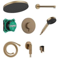 Hansgrohe Pulsify S set doccia da incasso con termostato con soffione || 24624140
