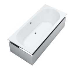 Schedpol Viona SET vasca da bagno con supporto 180x80 cm bianco 3.1567-9.114