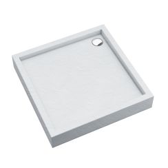 Schedpol Medium White Stone piatto doccia quadrato 80x80 cm bianco 3.4730/B/ST