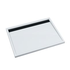 Schedpol Ajax B&W piatto doccia rettangolare 100x80 cm bianco-nero 3.4228-M/C/G