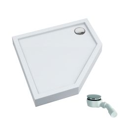 Schedpol Competia New piatto doccia pentagonale 100x100 cm bianco 3.4899