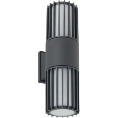 TK Lighting Ribo lampada da parete per esterni 2x15 W grafite 11507