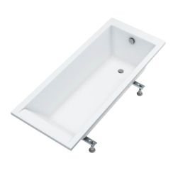Schedpol Ferra Set vasca da bagno con rivestimento 150x70 cm bianco 3.531/OULED/S