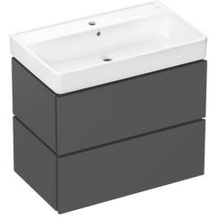 Hansgrohe Xilesa E lavabo con armadietto 80 cm grigio 54397760