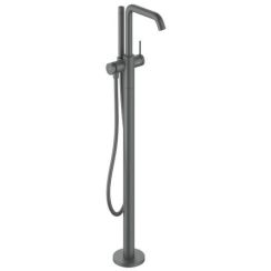 Hansgrohe Tecturis S rubinetto per vasca e doccia a terra nero 73440340