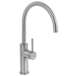 Rea Rivo rubinetto da cucina verticale acciaio inossidabile-nichel REA-B9340