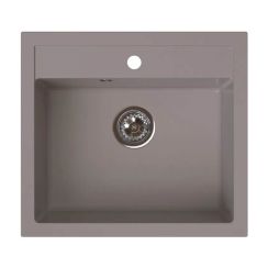 Ferro Stampo lavello in granito 56x51 cm marrone DRGS1/51/56TU