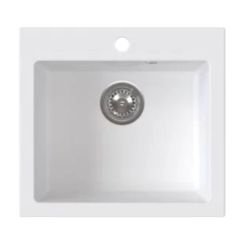Ferro Stampo lavello in granito 49x45 cm bianco DRGS1/45/49WH