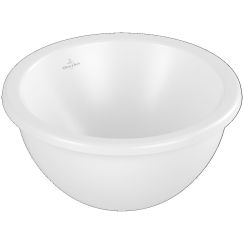 Villeroy & Boch Loop & Friends lavabo 33x33 cm rotonda sottopiano bianco lucida 4A5100RW