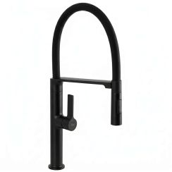 Rea Lago rubinetto da cucina verticale nero REA-B9333