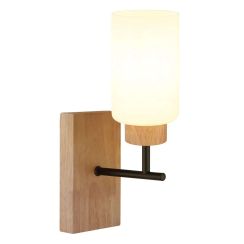 Globo Lighting Rowena lampada a parete 1x60 W bianco-marrone 15977W