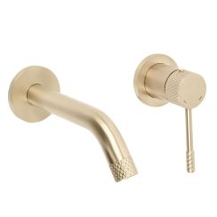 Rea Venti rubinetto per lavabo da incasso oro REA-B9644