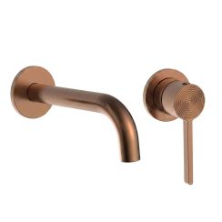Rea Foster rubinetto per lavabo da incasso rame REA-B6356