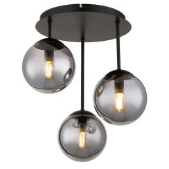 Globo Lighting Harmon lampada da soffitto 3x25 W nero 47441-3S