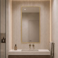 Baltica Design Aluma specchio 50x100 cm rettangolare oro 5904107933528