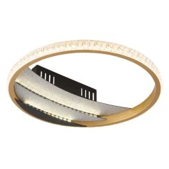 Globo Lighting Constance lampada da soffitto 1x12 W nero-oro 48493-12