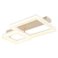 Globo Lighting Zara lampada da soffitto 2x24 W bianco-sabbia 48047D1