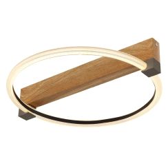 Globo Lighting Fletcher lampada da soffitto 1x15 W trasparente-legno 48050D