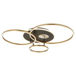 Globo Lighting Invertina lampada da soffitto 4x54 W bianco-nero-oro 48466-54