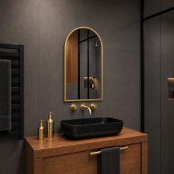 Baltica Design Aluma specchio 50x70 cm oro 5904107933641