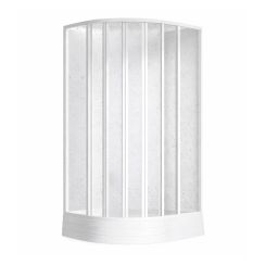Ravak Supernova box doccia con piatto doccia 80x80 cm semicircolare bianco lucida/polistirene 8064411211