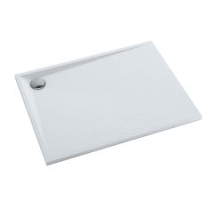 Schedpol Etrusco Grooved White Stone piatto doccia rettangolare 140x80 cm bianco 3.467/B/GR