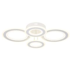 Globo Lighting Anthony lampada da soffitto 4x54 W bianco-trasparente 67372-54
