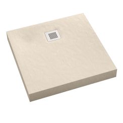 Schedpol New Horizons Cashmere Stone piatto doccia quadrato 90x90 cm beige 3.3401/PK/ST-M2