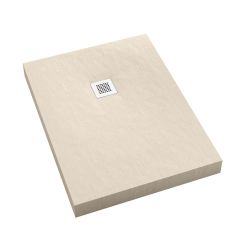 Schedpol New Horizons Cashmere Stone piatto doccia rettangolare 160x80 cm beige 3.3312/PK/ST-M2