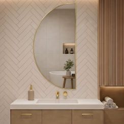 Baltica Design Aluma specchio 60x120 cm oro 5904107933740