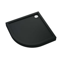 Schedpol Competia New Black Mat piatto doccia semicircolare 90x90 cm nero 3.4634/C/MG