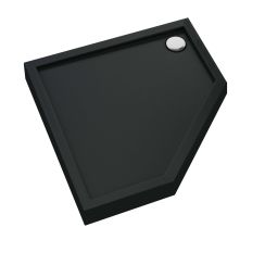 Schedpol Competia New Black Mat piatto doccia pentagonale 80x80 cm nero 3.4697/C/MG