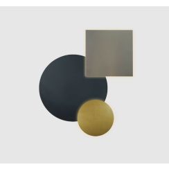 Zuma Line Bonny lampada da parete 3x80 W nero-oro -argento 250069-AL