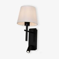 Zuma Line Luna lampada da parete 2x2.5 W bianco-nero W4106-2BK+WH