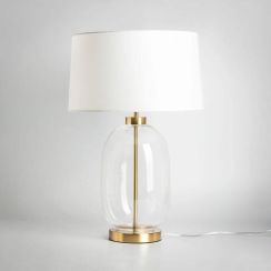 Zuma Line Vaze lampada da tavolo 1x40 W bianco-oro T4108-WH+CL