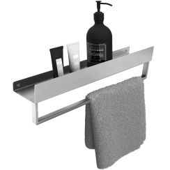 Rea SF01 mensola da bagno 45 cm acciaio REA-47000